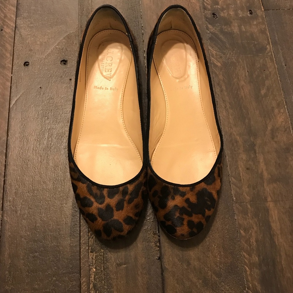 Jcrew Collection Janey Calf Hair Flats